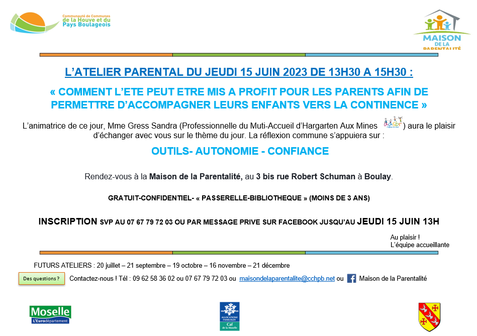 CCHPB AFFICHE ATELIER PARENTAL 15 06 2023
