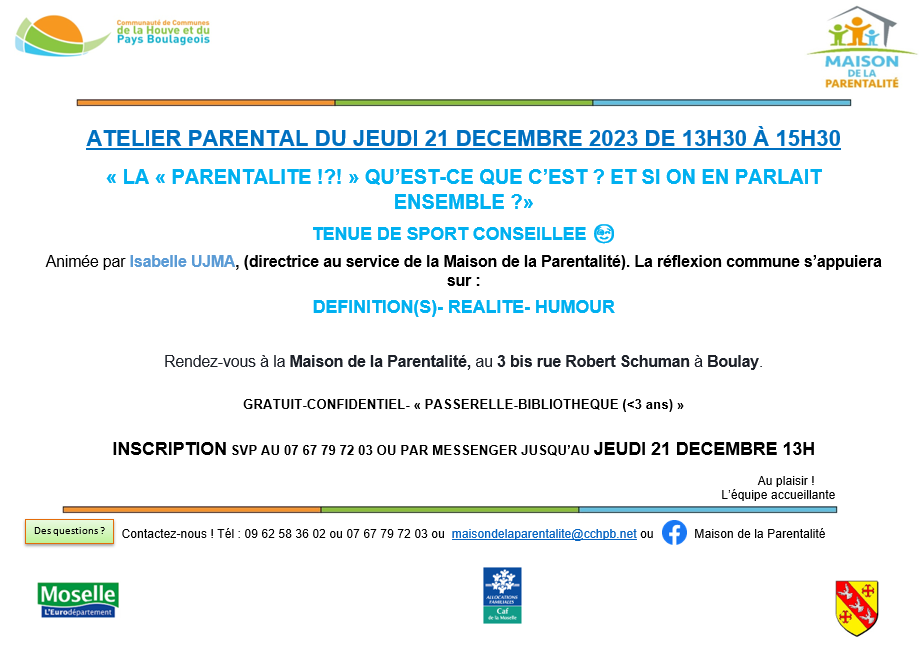 CCHPB AFFICHE ATELIER PARENTAL 21 12 2023