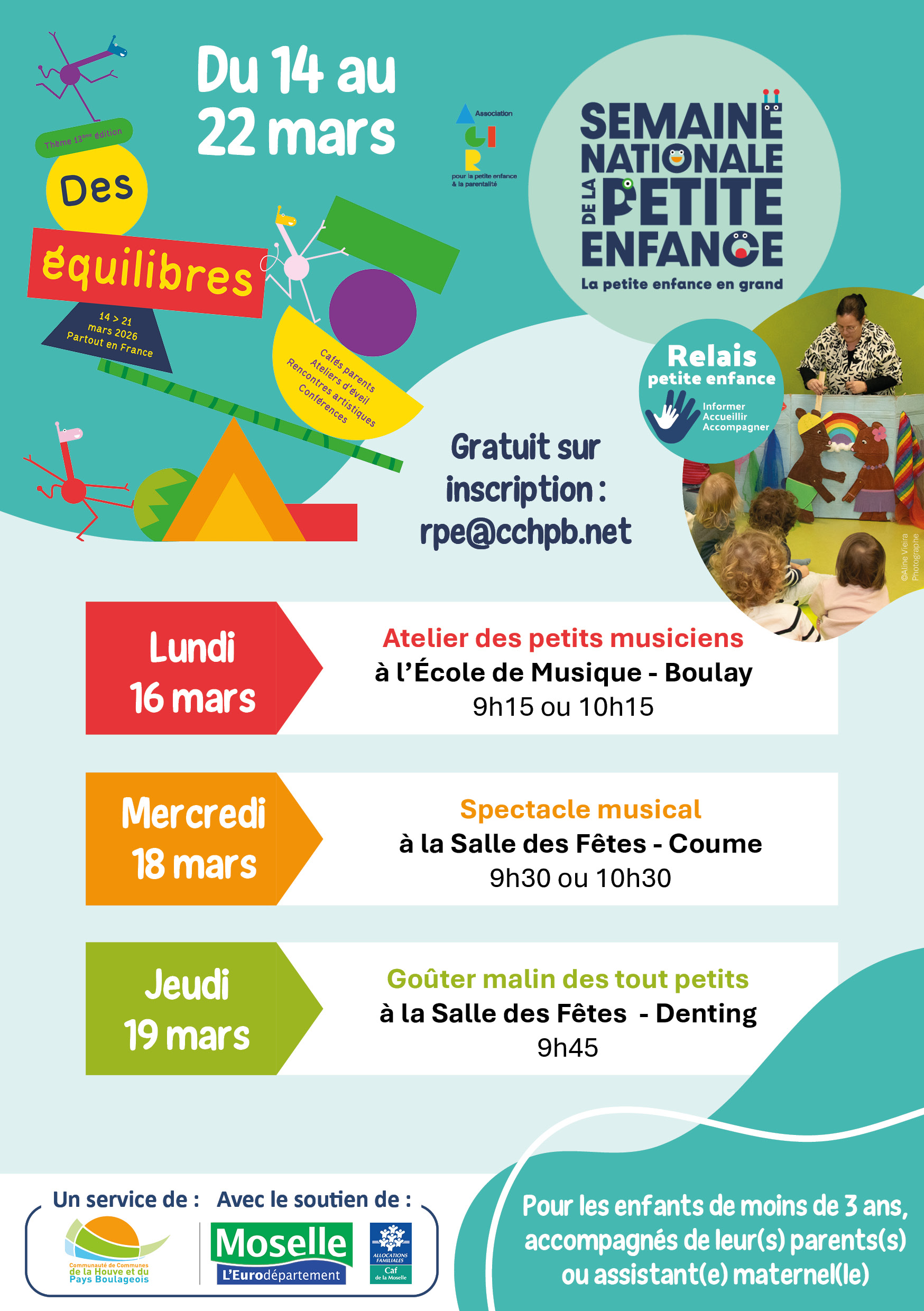 Affiche semaine de la petite enfance