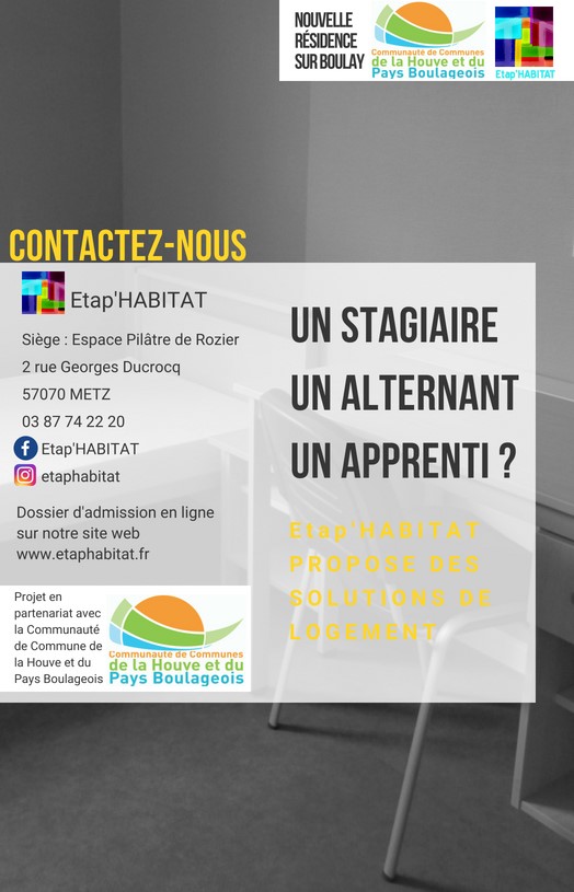 Flyer 1 etap habitat Boulay 2018